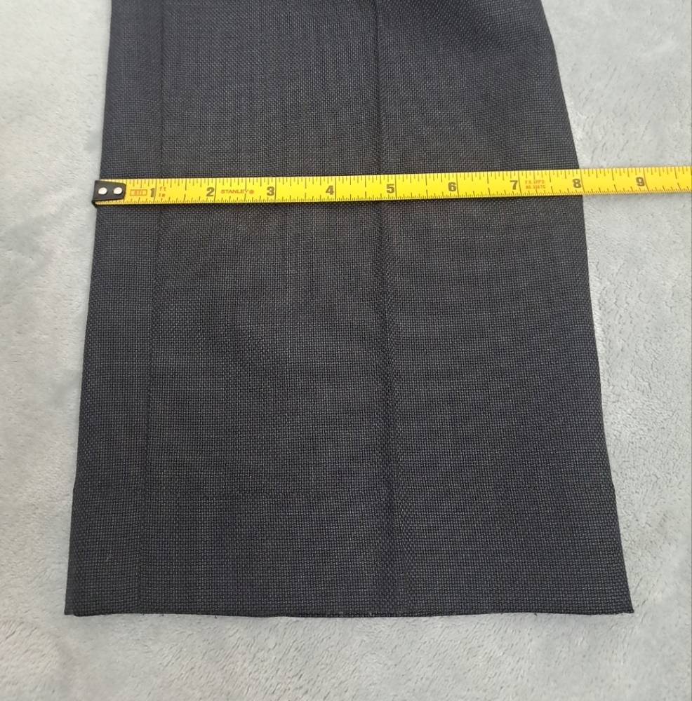 Raymond Men's Dress Pants Office Business Wool Blend Dark Gray Size 34 - Picture 14 of 16
